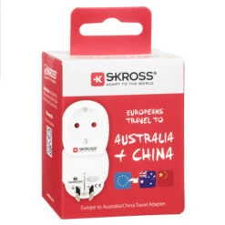SKROSS EUROPE TO AUS Reisestecker NOCOLOR -Outdoor-Ausrüstungsgeschäft 311756 c travel adapter australien skross 1