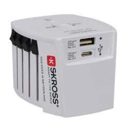 SKROSS MUV USB (AC) Reisestecker WEIß -Outdoor-Ausrüstungsgeschäft 5638125679 b muv usb ac skross 24
