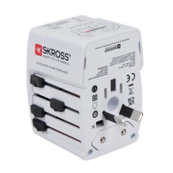 SKROSS WORLD USB CHARGER AC45PD WITH USB-C CABLE Reisestecker WEIß -Outdoor-Ausrüstungsgeschäft 5638125681 c world usb charger ac45pd with usbc cable skross 24